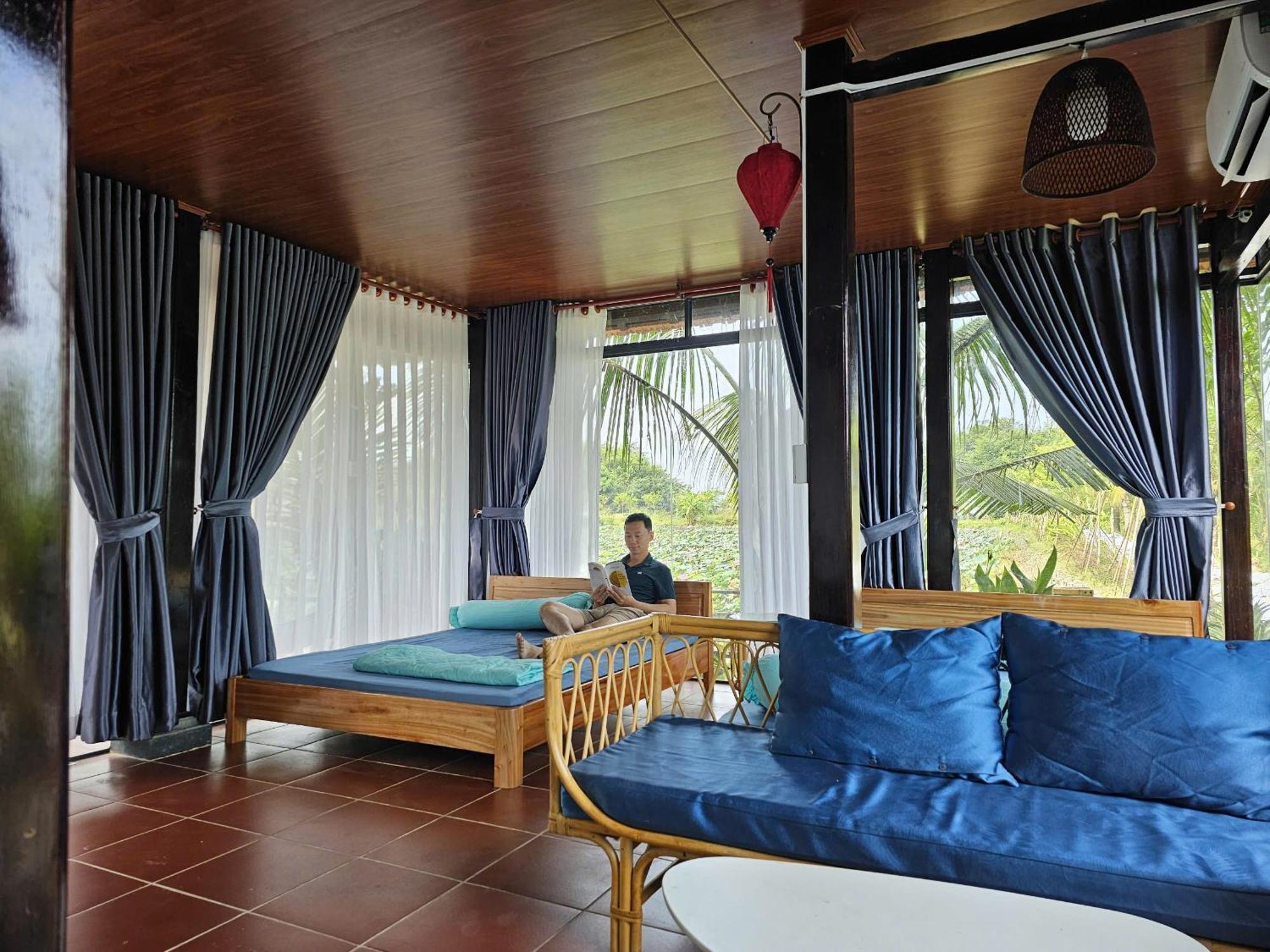 Phu Dien Homestay Каттьен Экстерьер фото